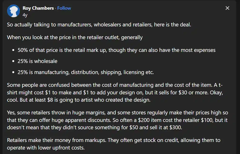 Wholesale clothing