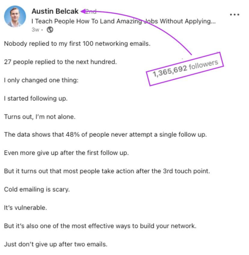 Do follow-ups